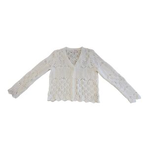 NWT - Elegant Cream Women's Cardigan - Small
